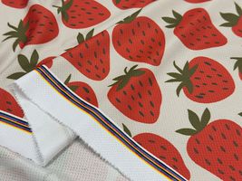 大きないちごのクールクロスニット_拡大イメージ