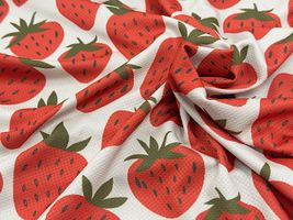 大きないちごのクールクロスニット_拡大イメージ