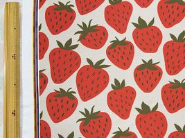 大きないちごのクールクロスニットグレージュ