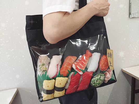 新鮮お寿司屋さんのパネルシーチングプリント