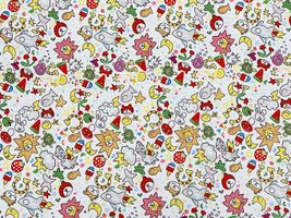 POPなイラストのクールクロスニット_拡大イメージ