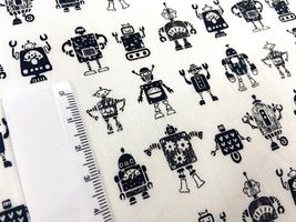 my piece of fabric ロボットの40ブロードプリント_拡大イメージ