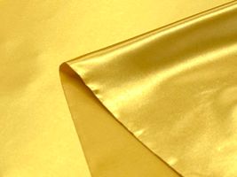 帯電防止加工 ベーシックサテン無地黄金