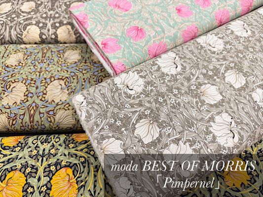 シーチングプリント BEST OF MORRIS「ピンパネル」