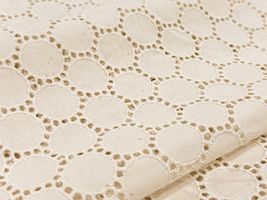 サークル模様のコットンレース生成(綿かす残し)