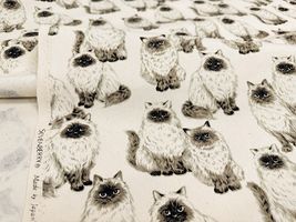 もふ猫ヒマラヤンのオックスプリント_拡大イメージ