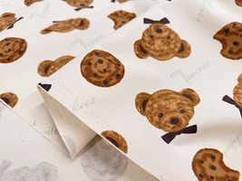 クマさんとチョコクッキーのオックスプリント_拡大イメージ