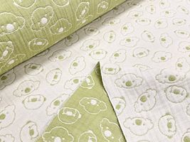 オリジナルふんわり六重ガーゼ「ラッコとコアラ」_拡大イメージ