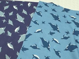 海飛ぶペンギンのクールクロスニット_拡大イメージ