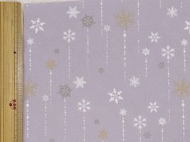 流れ雪のクールクロスニットラベンダー