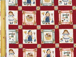 カントリー調スケアープリント「John&Emily」_拡大イメージ