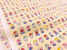 冷たくて美味しいよ♪かき氷のスケアプリント_拡大イメージ