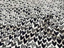 コットンこばやし デコハートのブロードプリント_拡大イメージ