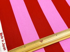 LOOPOOL ワイドなストライプのオックスプリント_拡大イメージ
