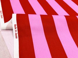LOOPOOL ワイドなストライプのオックスプリント_拡大イメージ