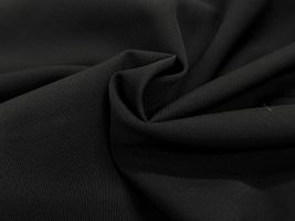 【現品限り特価】強撚ブラックウール無地_拡大イメージ