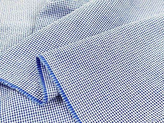【現品限り特価】西脇産さわやかなブルーのギンガムサッカー