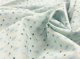 【現品限り特価】Exclusive Collection プチドットのジグザグローンレースブルー