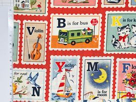 Hello Again2「アルファベットスタンプ」レッドオレンジ