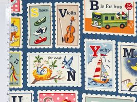 Hello Again2「アルファベットスタンプ」ネイビー