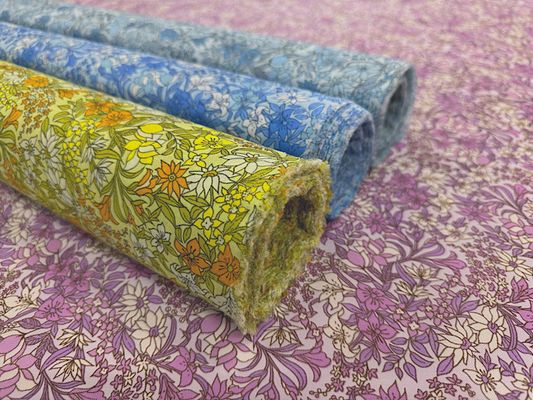 ビューティフルフラワーのナイロンオックスプリント