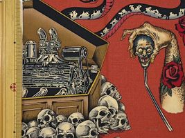 ALEXANDER HENRY「denim&demons」カージナルレッド