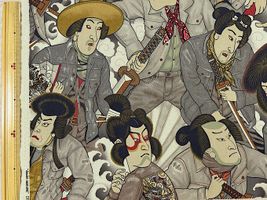 ALEXANDER HENRY「denim samurai」セピア