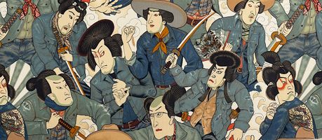 ALEXANDER HENRY「denim samurai」_拡大イメージ
