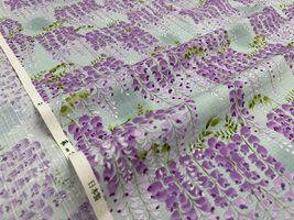 コットンこばやし サザンクロスプリント「藤の花文様」_拡大イメージ