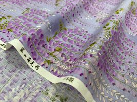 コットンこばやし サザンクロスプリント「藤の花文様」_拡大イメージ