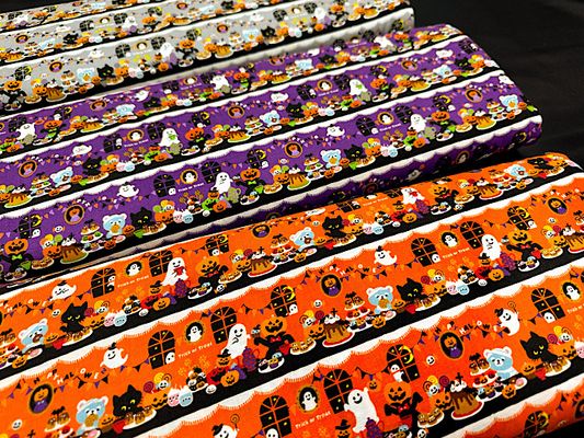 ハロウィンプリント「オバケたちの晩餐会」2