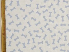 ほねほねクールクロスニット白地×パステルブルー