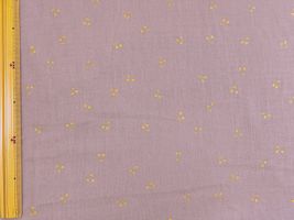 コットンこばやし チェリーのダブルガーゼグレイッシュラベンダー