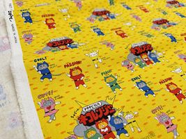 コットンこばやしコットンキャンバスプリント「ネコレンジャー」_拡大イメージ