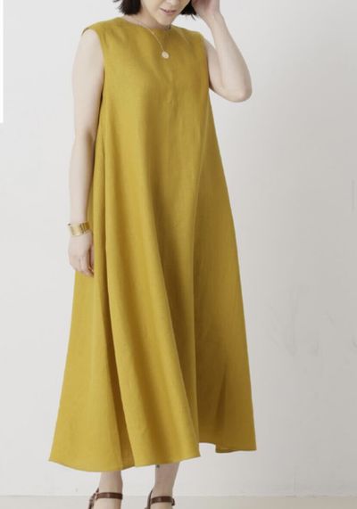 YUWA くたっとやわらかソフトリネン無地2