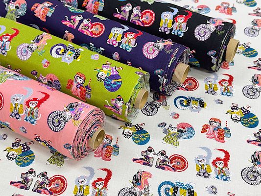 スケアープリント にゃんこだ和「にゃん歌舞伎」