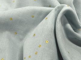 コットンこばやし 星降る大人のダブルガーゼ金星/シェルブルー