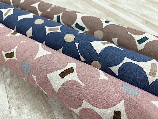 コットンこばやし綿麻キャンバスプリント「よもぎ」2