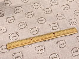 オリジナルふんわり六重ガーゼ「かわいいクマさん」_拡大イメージ