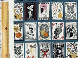 シーチングプリント un/no「Animal&Botanical」_拡大イメージ