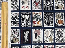 シーチングプリント un/no「Animal&Botanical」_拡大イメージ