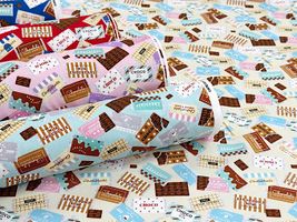 お菓子なオックスプリント「Chocolates」_拡大イメージ