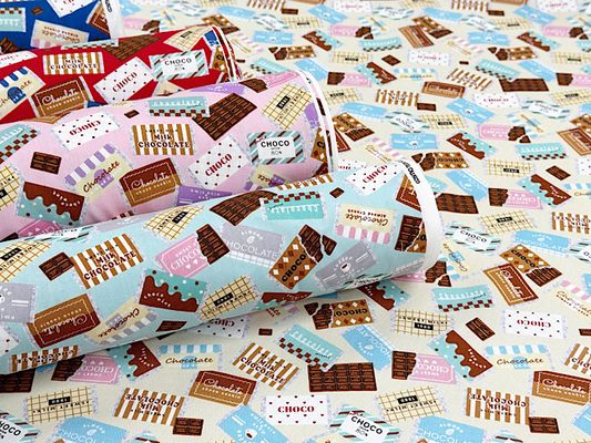 お菓子なオックスプリント「Chocolates」