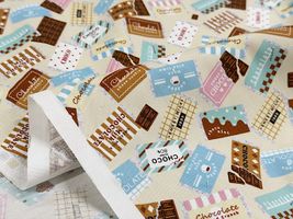 お菓子なオックスプリント「Chocolates」_拡大イメージ