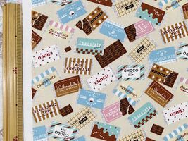 お菓子なオックスプリント「Chocolates」_拡大イメージ