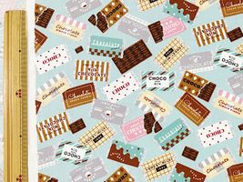お菓子なオックスプリント「Chocolates」_拡大イメージ