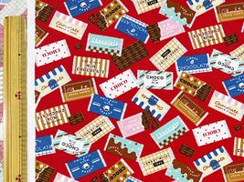お菓子なオックスプリント「Chocolates」_拡大イメージ