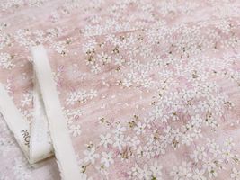コットンこばやし ブロードプリント「桜文様」_拡大イメージ