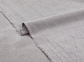 新・綿麻先染めワッシャー無地ライトグレー