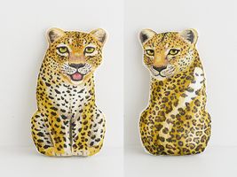 コッカ 振り向く動物たちのシーチングパネルプリント_拡大イメージ